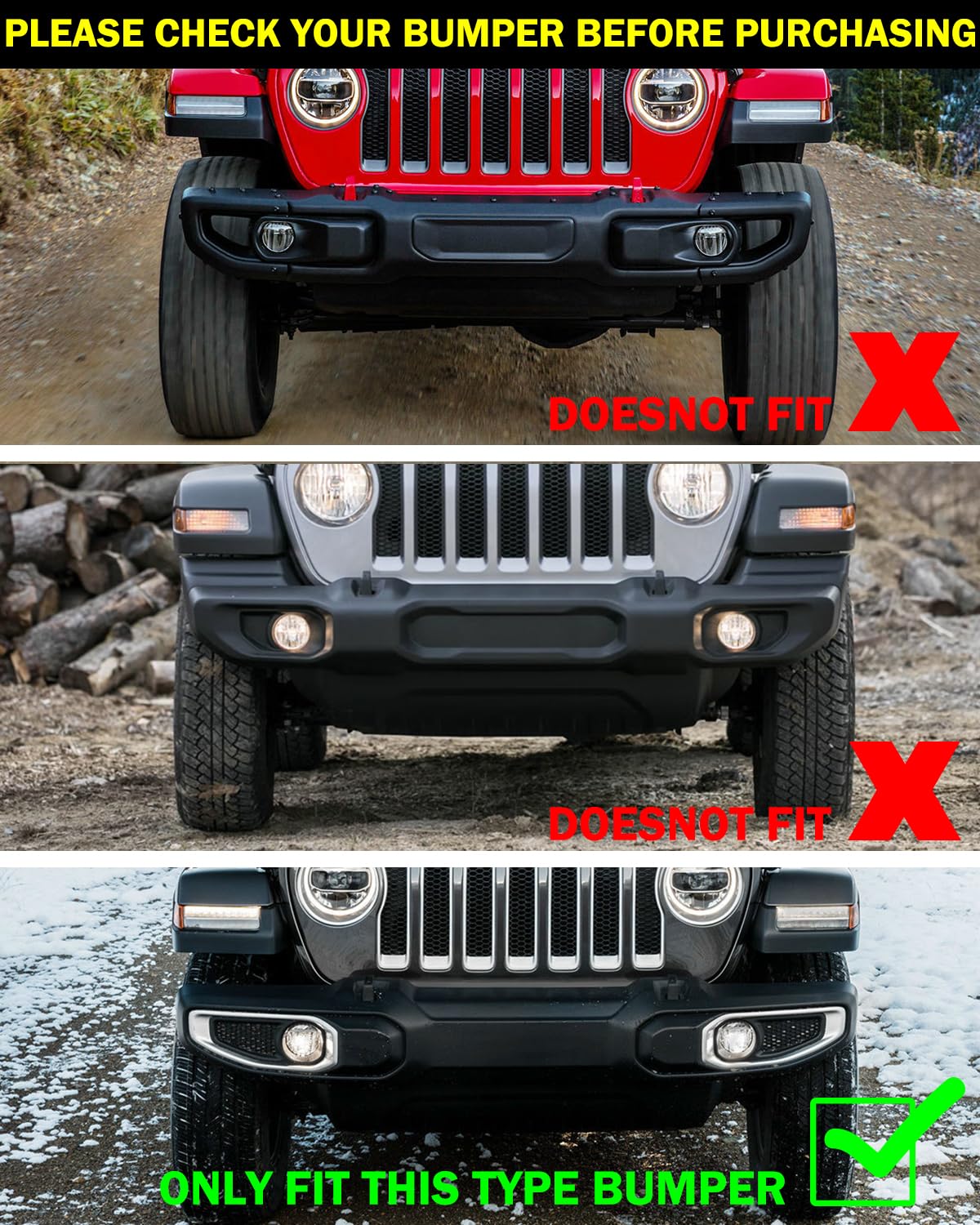 Amazon.com: Front License Plate Frame for Jeep Wrangler JL JLU